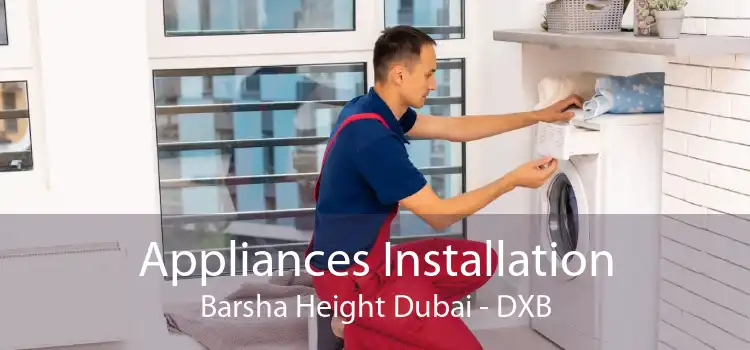 Appliances Installation Barsha Height Dubai - DXB