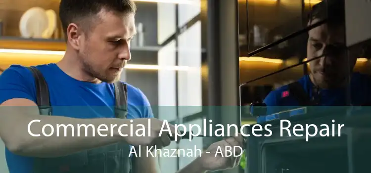 Commercial Appliances Repair Al Khaznah - ABD