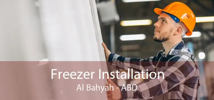 Freezer Installation Al Bahyah - ABD