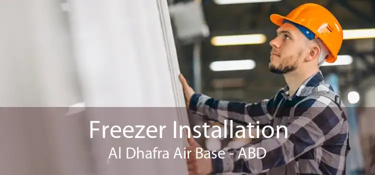 Freezer Installation Al Dhafra Air Base - ABD