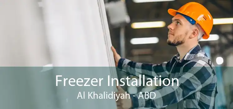 Freezer Installation Al Khalidiyah - ABD