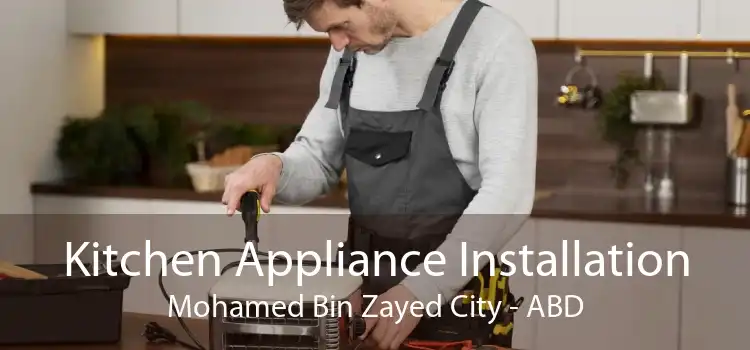 Kitchen Appliance Installation Mohamed Bin Zayed City - ABD