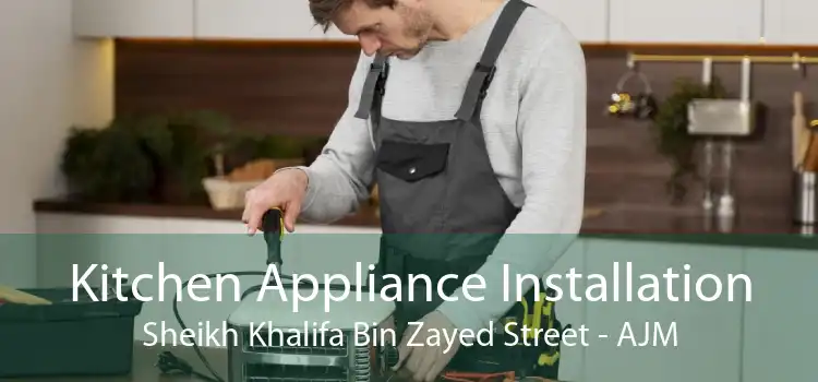 Kitchen Appliance Installation Sheikh Khalifa Bin Zayed Street - AJM