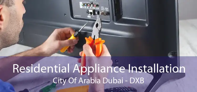 Residential Appliance Installation City Of Arabia Dubai - DXB